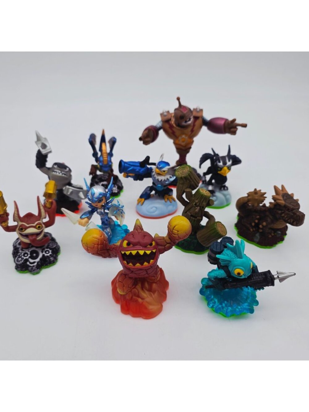 Skylanders Figures Lot Of 10 Mixed Characters For Video Game Portal Play